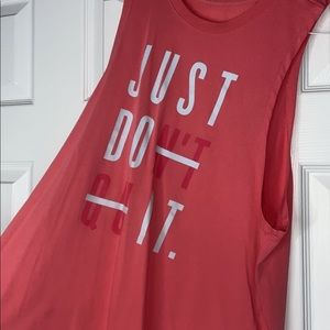pink nike tank top